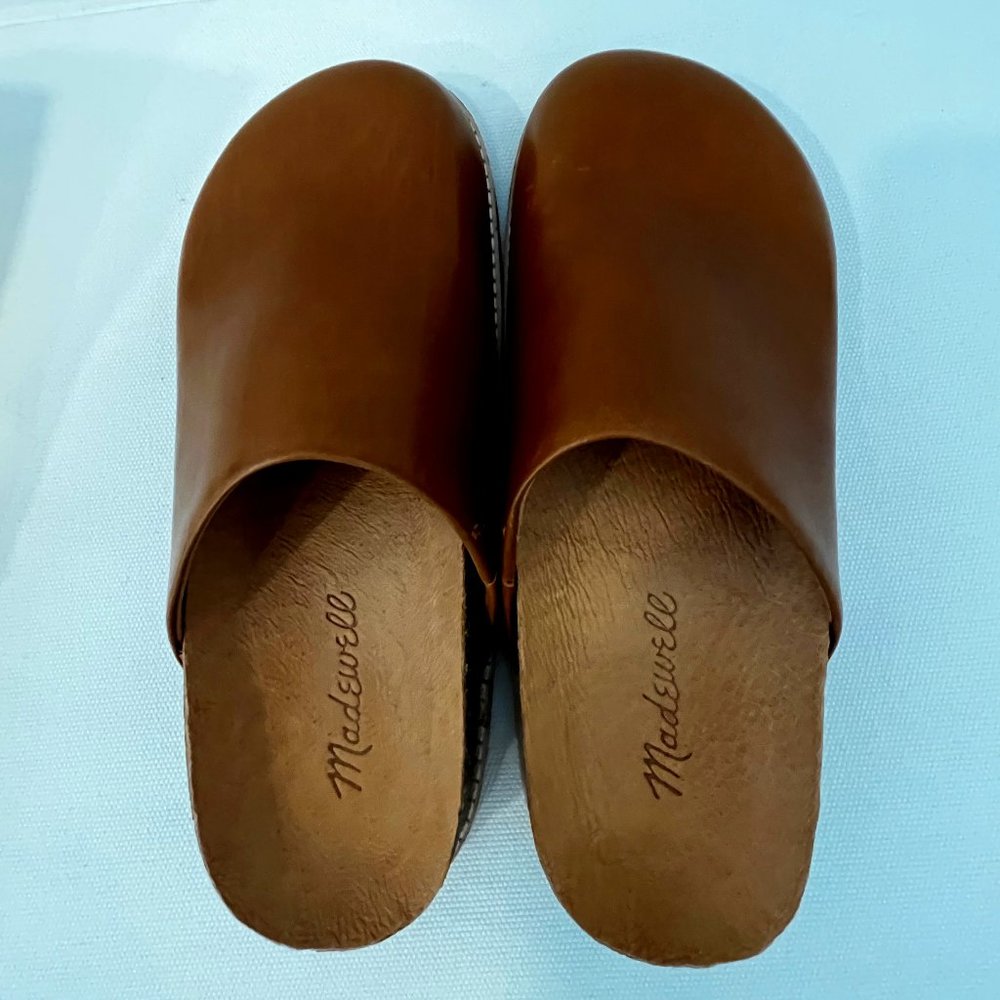 Madewell Leather Layne Clog Mule